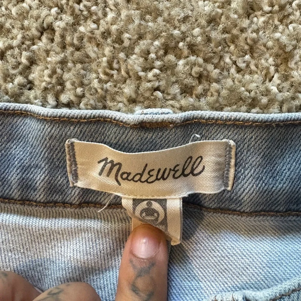 Madewell Light Blue Jean Shorts - Picture 4 of 5